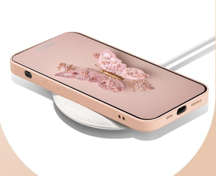 Fairy Butterfly Glass Phone Case - Bellarte Enchanté Fairy Butterfly Glass Phone Case